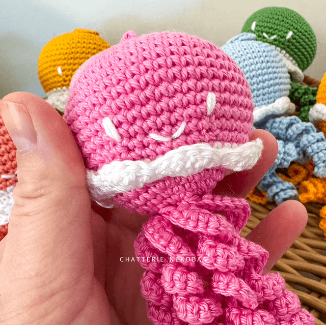 Peluche Octopus parfumée à la valériane